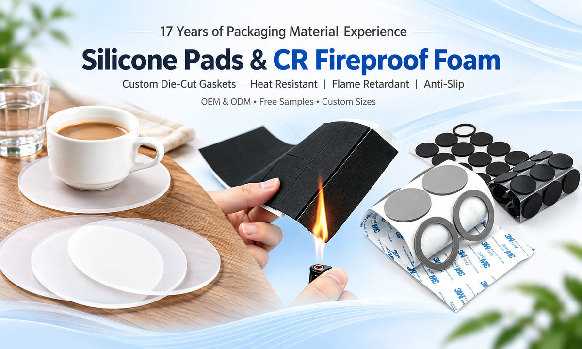 Custom Die‑Cut Silicone & Rubber Pads for Industrial Applications