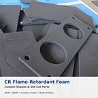 CR Flame-Retardant Foam Sheet & Custom Die-Cut Parts