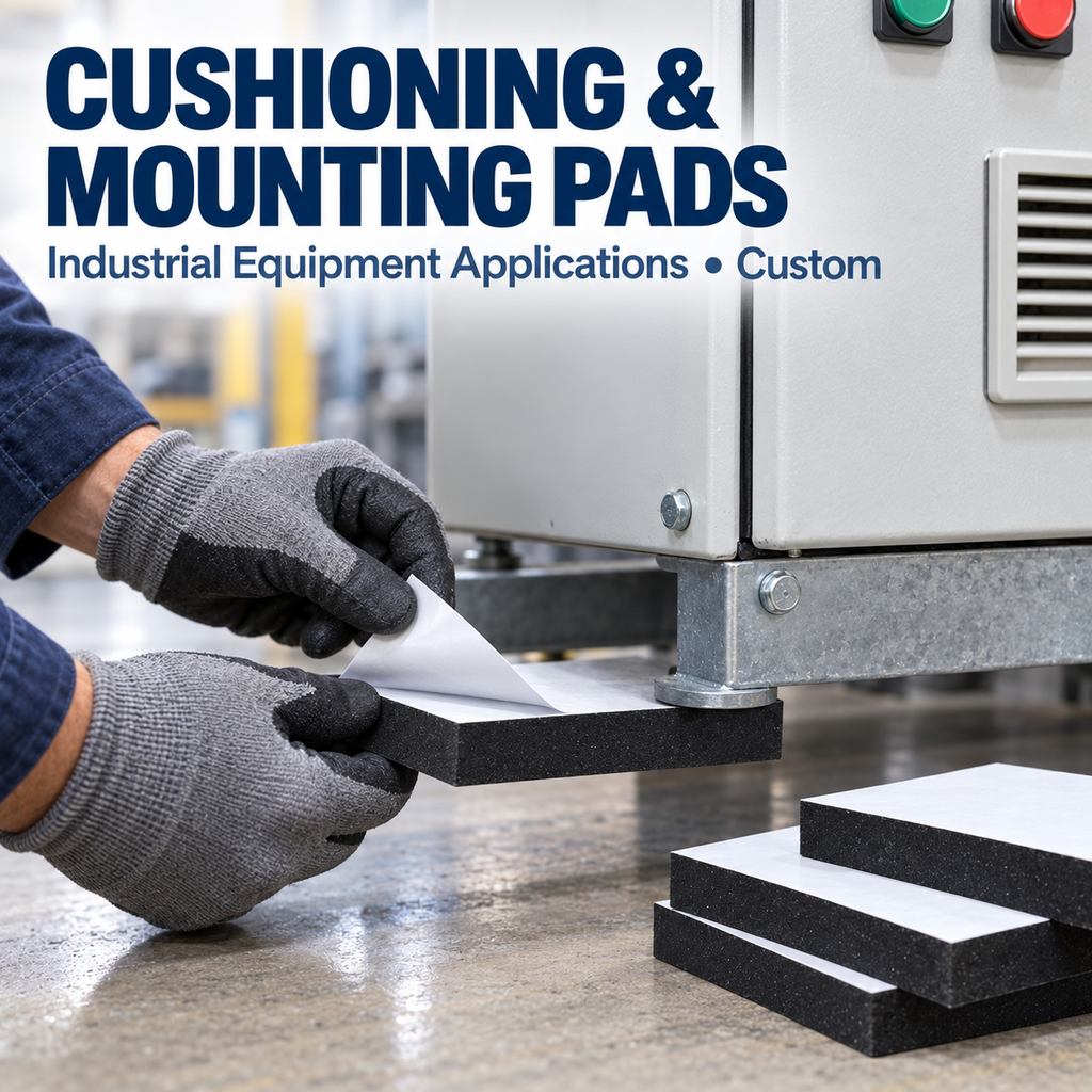 Self-Adhesive Rubber Anti-Vibration and Anti-Slip Pads | Custom