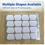 Silicone Anti-Slip Pads for Guitar Picks – Self-Adhesive Grip Pads