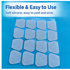 Silicone Anti-Slip Pads for Guitar Picks – Self-Adhesive Grip Pads