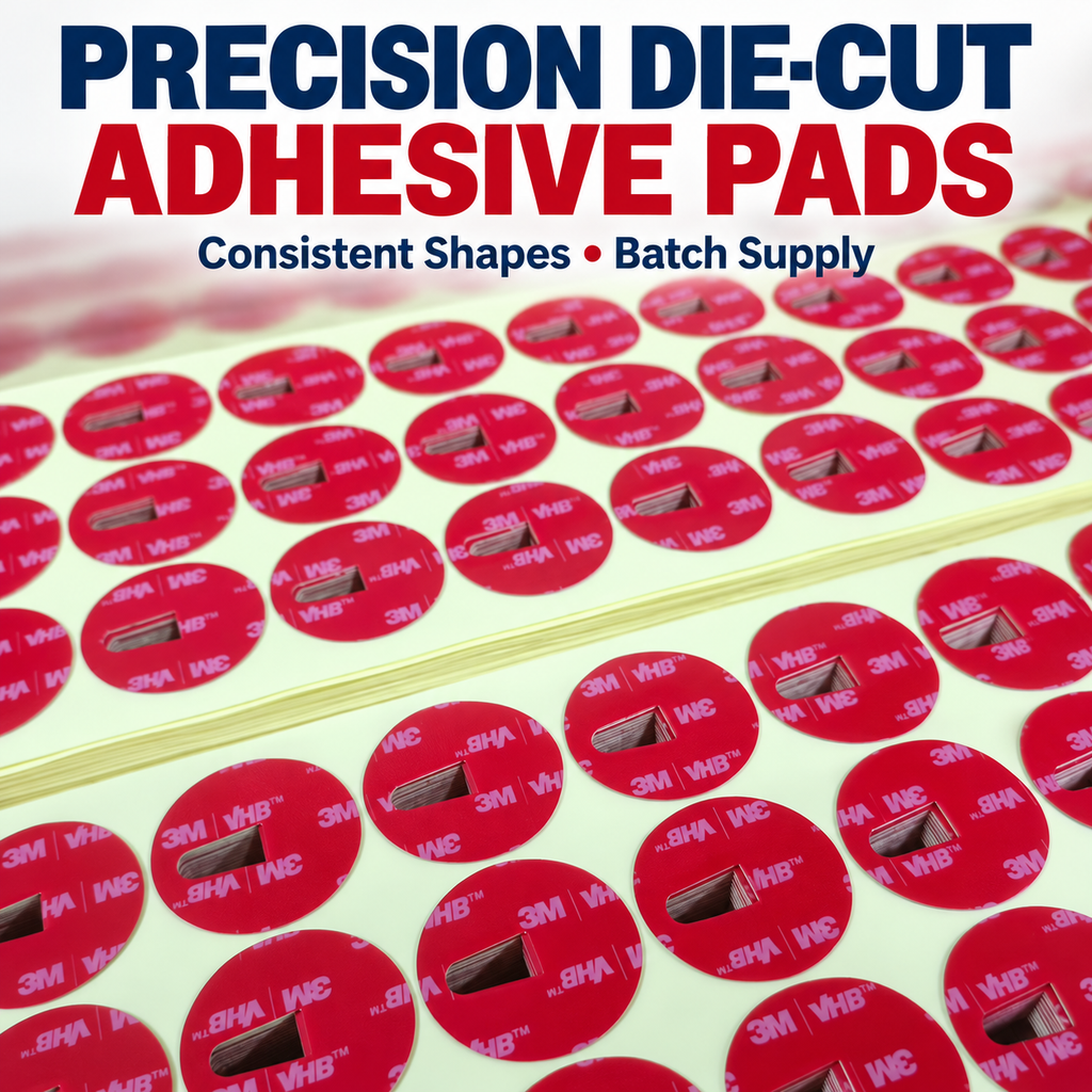 Clear Acrylic Foam Double-Sided Tape for Mounting and Assembly | Custom