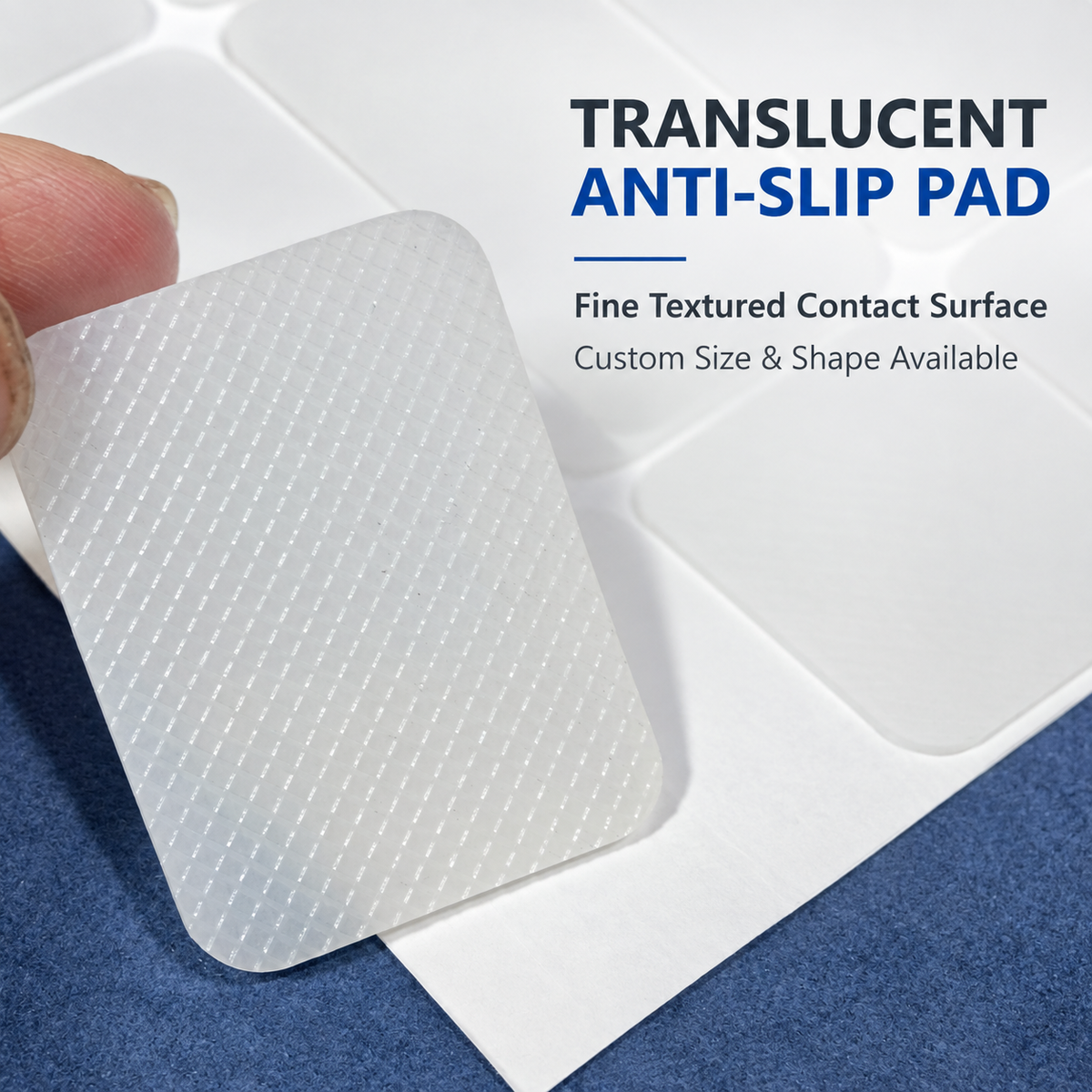 Custom Silicone Anti-Slip Furniture Pads – Self-Adhesive Non-Slip Feet for Chairs, Tables and Cabinets