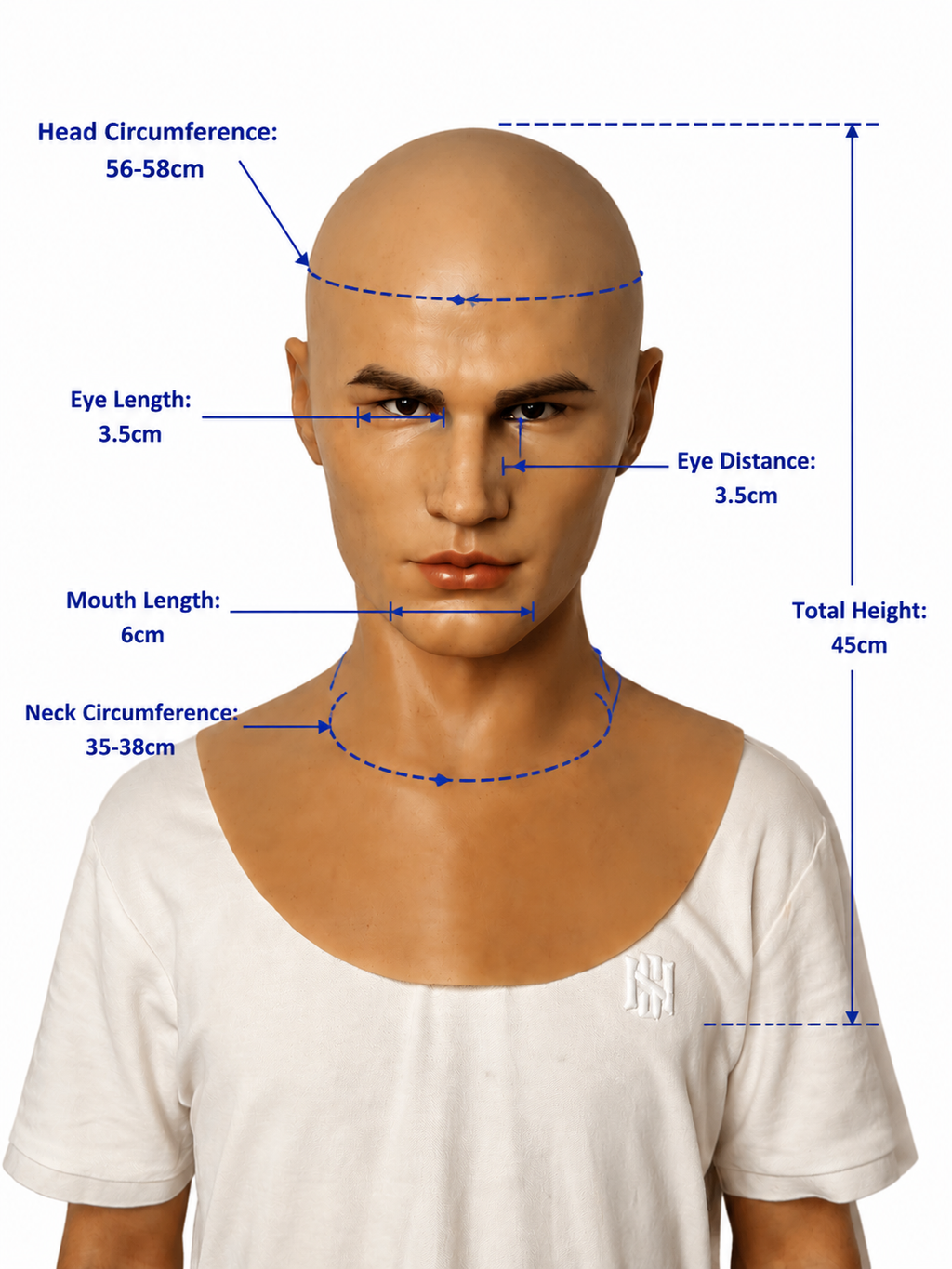 Hans – Realistic Handsome Male Silicone Mask