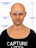 Thomas – Realistic Elder Male Silicone Mask