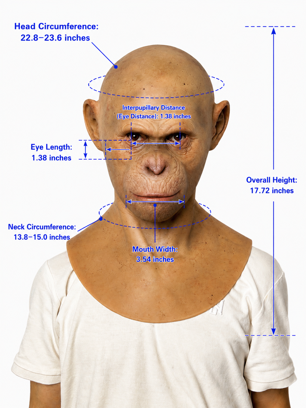 Caesar – Realistic Creature Silicone Mask