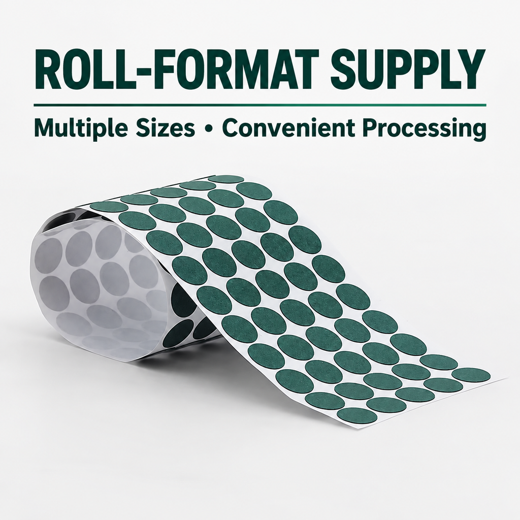 Green Insulation Paper Pads for Battery Packs and Electronics | Custom Die-Cut
