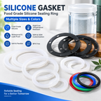 Custom Food Grade Silicone Gasket & Sealing Ring – Waterproof Heat Resistant