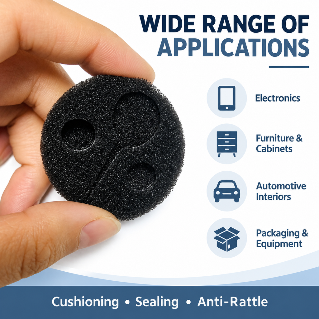 Flame-Retardant Foam Adhesive Pads for Cushioning and Equipment Protection | Custom