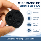 Flame-Retardant Foam Adhesive Pads for Cushioning and Equipment Protection | Custom