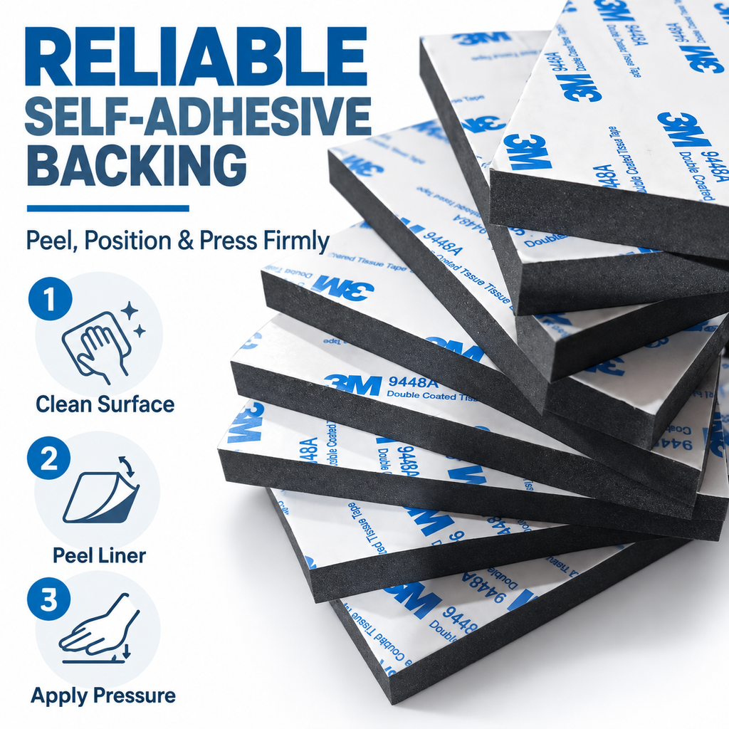 Self-Adhesive Rubber Anti-Vibration and Anti-Slip Pads | Custom
