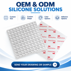 Clear Silicone Bumper Pads | Custom Self-Adhesive Rubber Feet