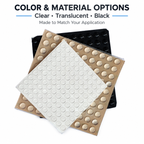 Clear Silicone Bumper Pads | Custom Self-Adhesive Rubber Feet