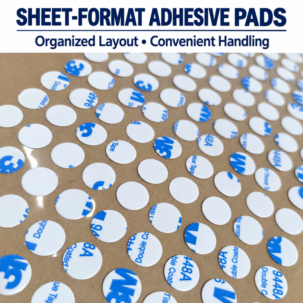 Double-Sided Adhesive Pads for Industrial Applications | Custom