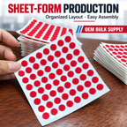 Silicone Bumper Pads for Furniture, Cabinets, Electronics and Glass | Custom Made