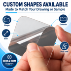 Clear Mirror Surface Protective Film for Metal, Glass and Plastic Panels | Custom
