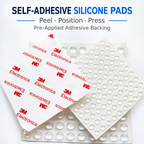 Clear Silicone Bumper Pads | Custom Self-Adhesive Rubber Feet