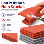 Custom Silicone Foam Sheet | Heat Resistant Flame Retardant Sealing & Cushioning Foam