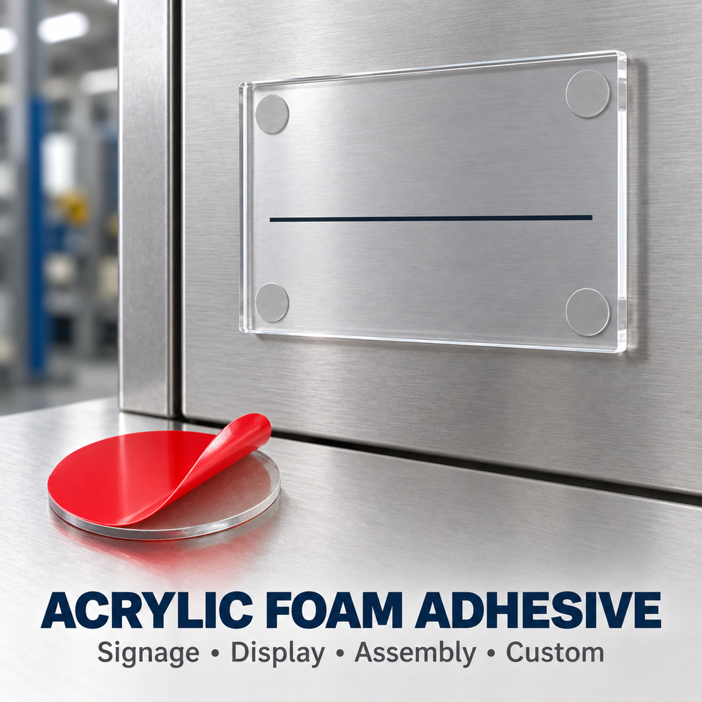 Clear Acrylic Foam Double-Sided Tape for Mounting and Assembly | Custom