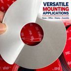Clear Acrylic Foam Double-Sided Tape for Mounting and Assembly | Custom
