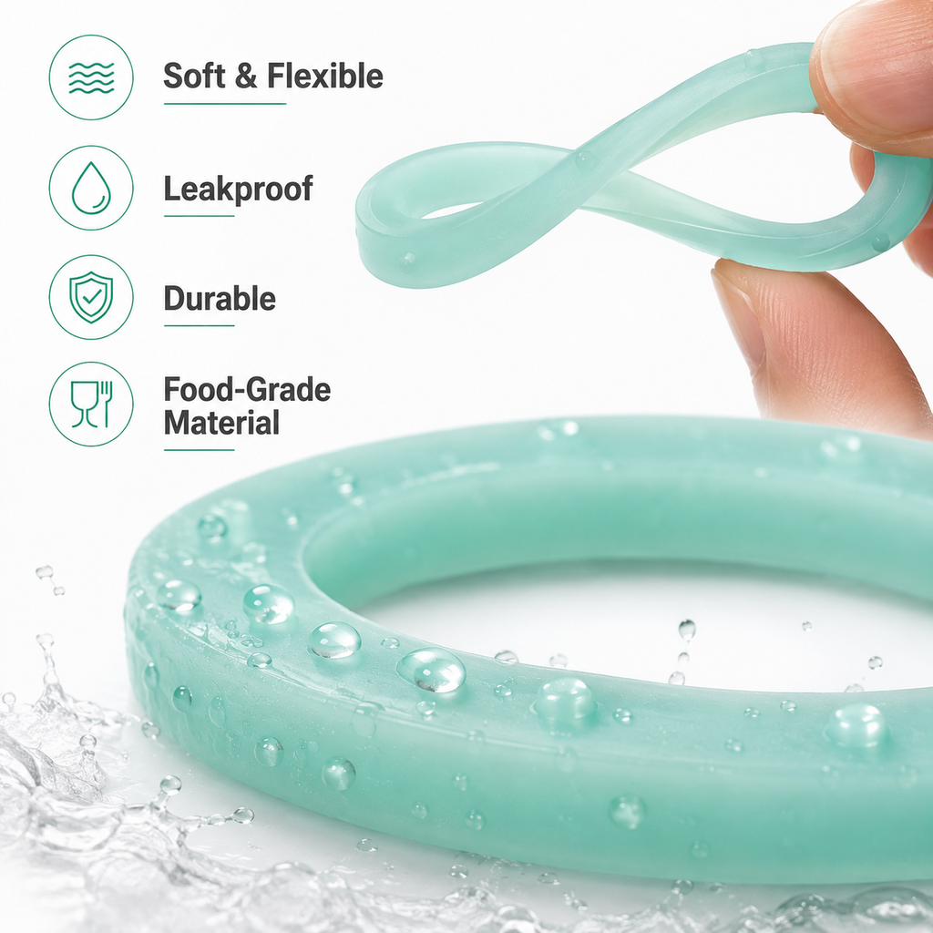 Custom Silicone Sealing Rings | OEM & ODM Gaskets
