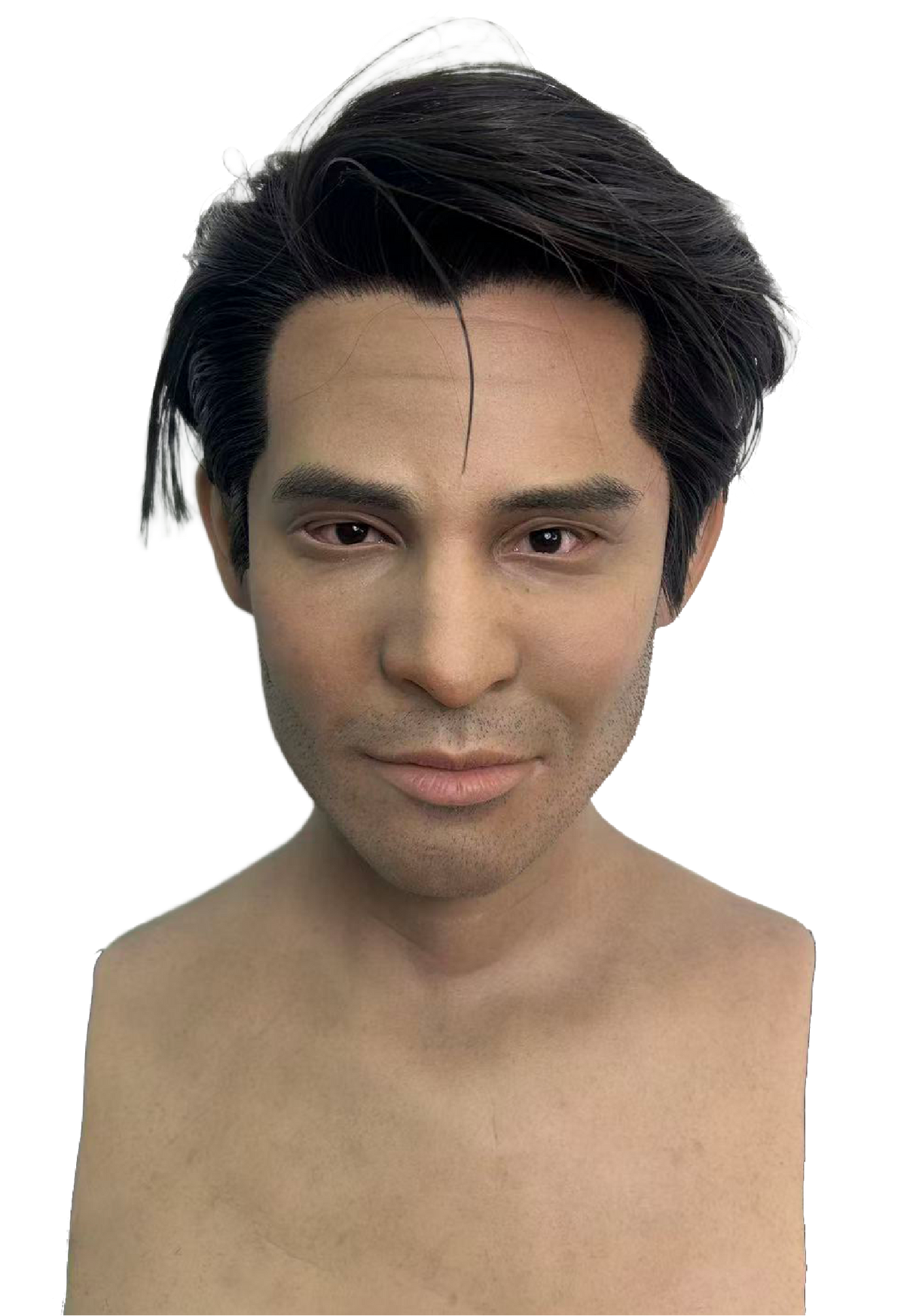 Ailieyi Realistic Silicone Male Face Mask with Hair – Full Head Mask