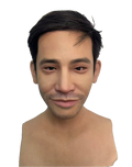 David Realistic Silicone Male Face Mask with Black Hair – Full Head Mask