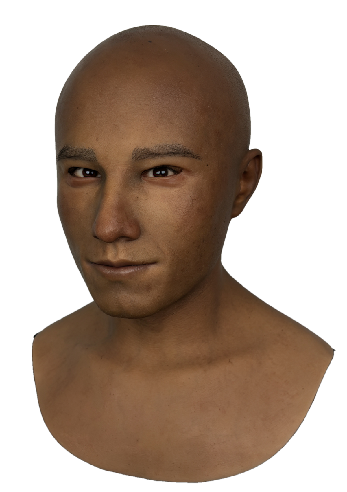 Edward Realistic Silicone Male Face Mask – Multiple Hair & Skin Tone Styles