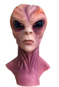 Extra-terrestrial Realistic Alien Silicone Full Head Mask for Halloween & Cosplay