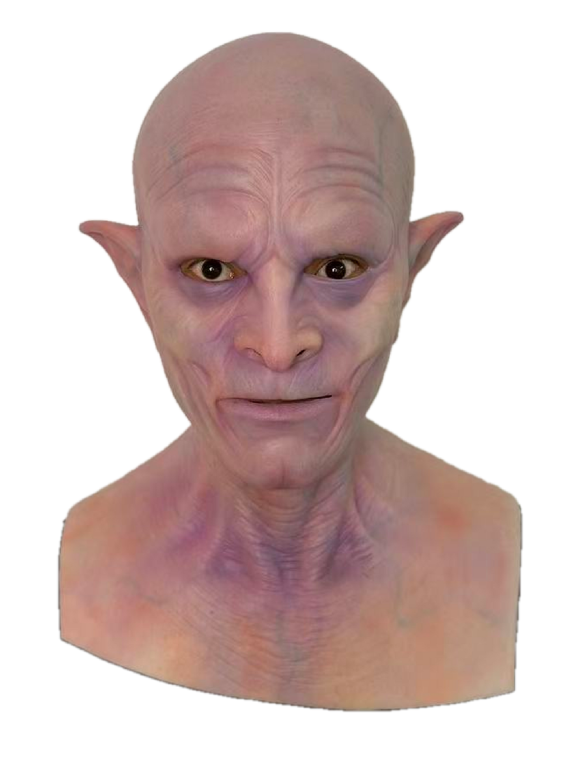 King of the Elves Fantasy Silicone Full Head Mask with Pointed Ears