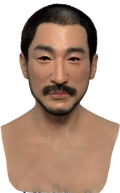 Li Hao Realistic Silicone Male Face Mask – Short Hair & Beard Style
