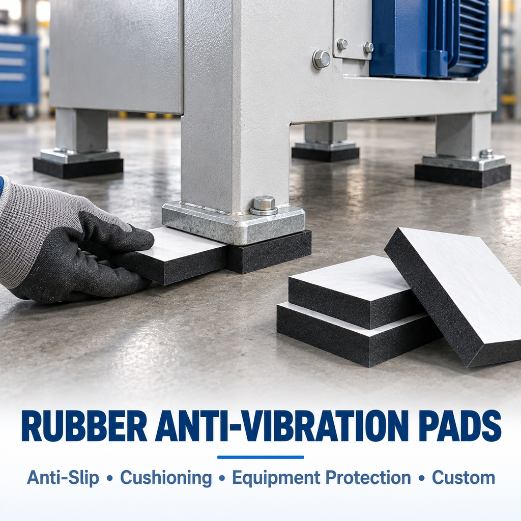 Self-Adhesive Rubber Anti-Vibration and Anti-Slip Pads | Custom
