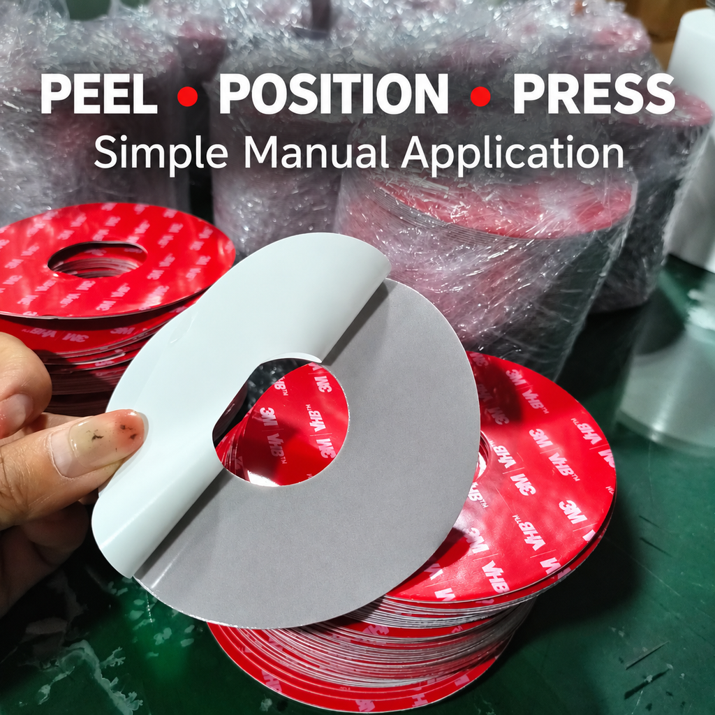Clear Acrylic Foam Double-Sided Tape for Mounting and Assembly | Custom