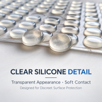 Clear Silicone Bumper Pads | Custom Self-Adhesive Rubber Feet