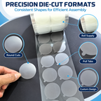 Clear Mirror Surface Protective Film for Metal, Glass and Plastic Panels | Custom