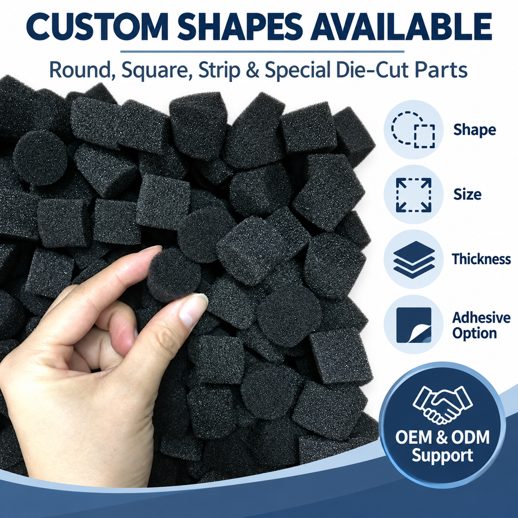 Flame-Retardant Foam Adhesive Pads for Cushioning and Equipment Protection | Custom