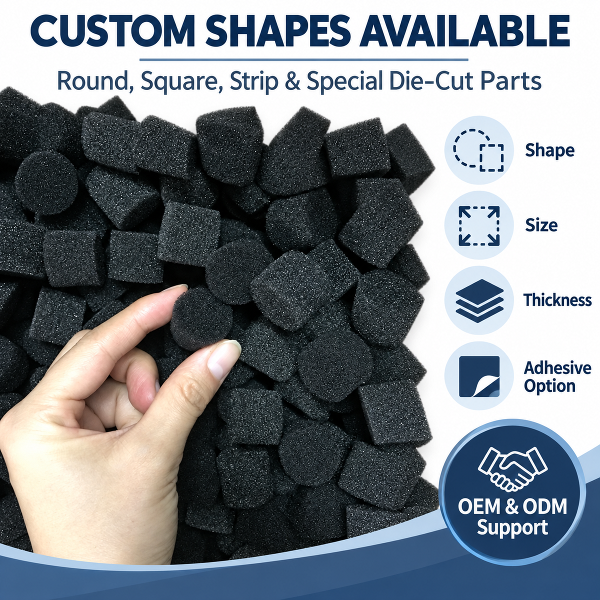 Flame-Retardant Foam Adhesive Pads for Cushioning and Equipment Protection | Custom