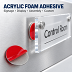 Clear Acrylic Foam Double-Sided Tape for Mounting and Assembly | Custom