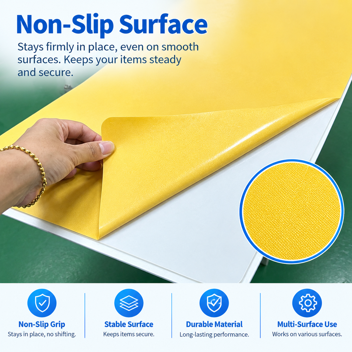 Custom Silicone Anti-Slip Mat – Flexible Multi-Purpose Work & Table Mat