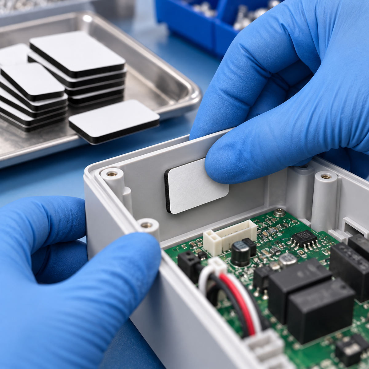 Double-Sided Adhesive Pads for Industrial Applications | Custom