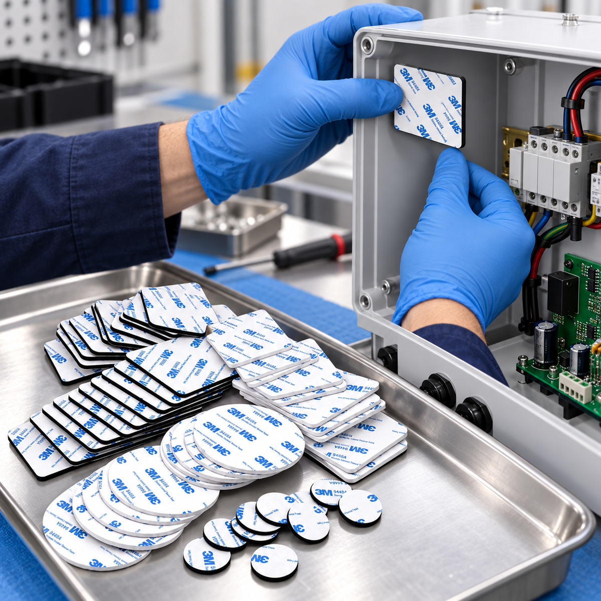Double-Sided Adhesive Pads for Industrial Applications | Custom