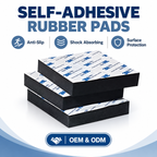 Self-Adhesive Rubber Anti-Vibration and Anti-Slip Pads | Custom