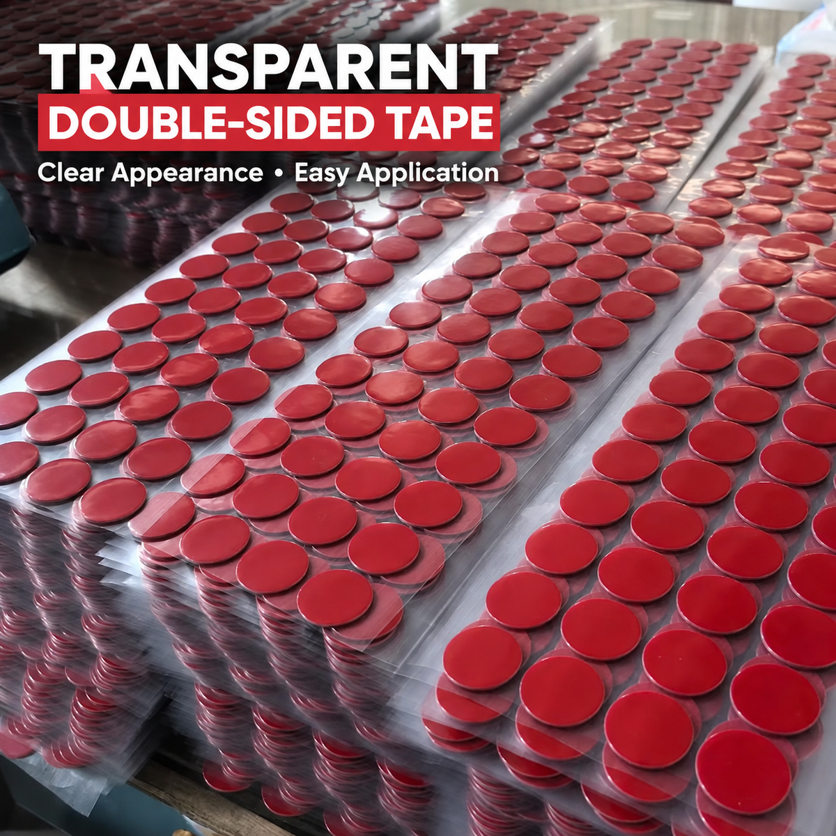 Clear Acrylic Foam Double-Sided Tape for Mounting and Assembly | Custom